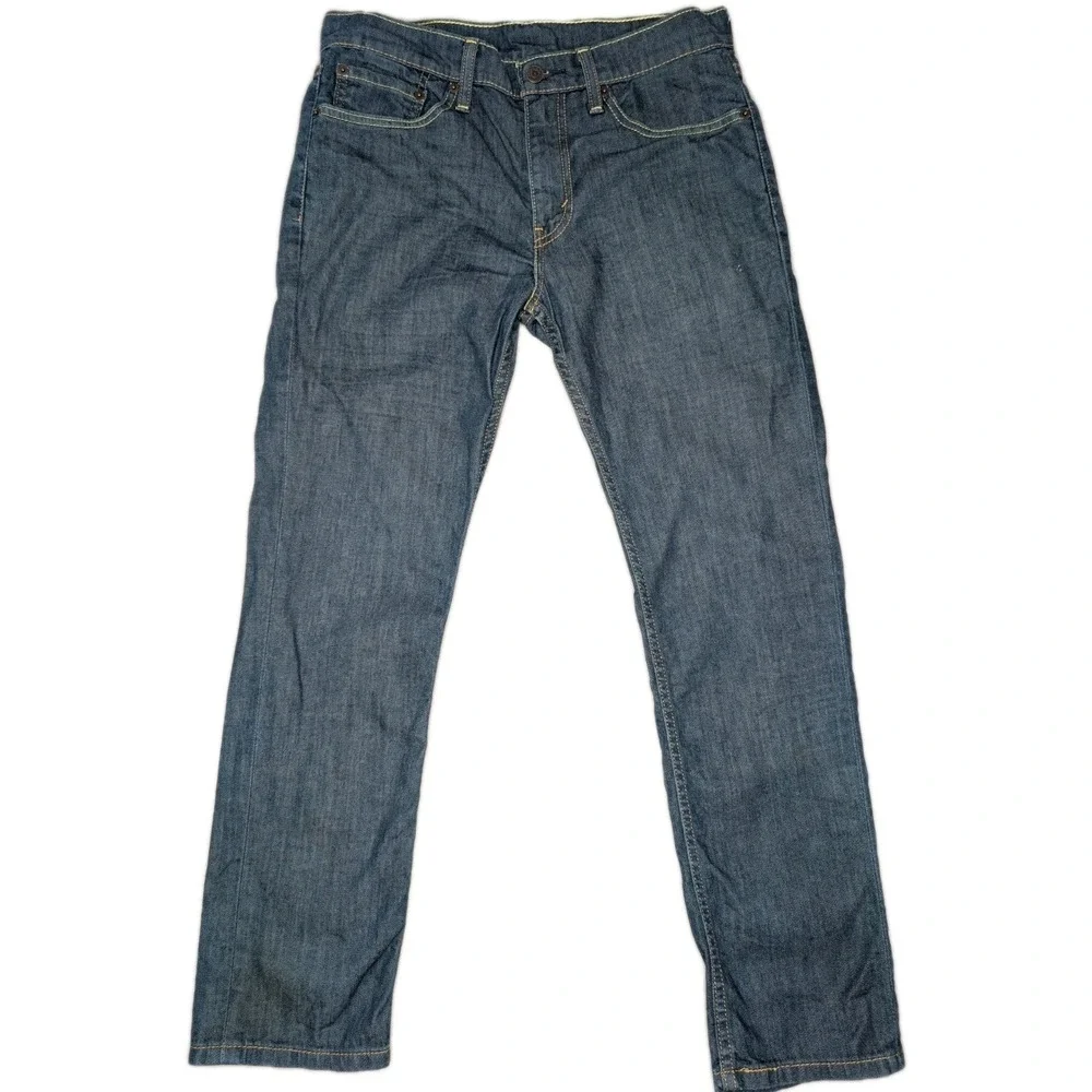Levi's 511 Slim Jeans Men 32x30 Blue Medium Wash Straight Leg Denim
